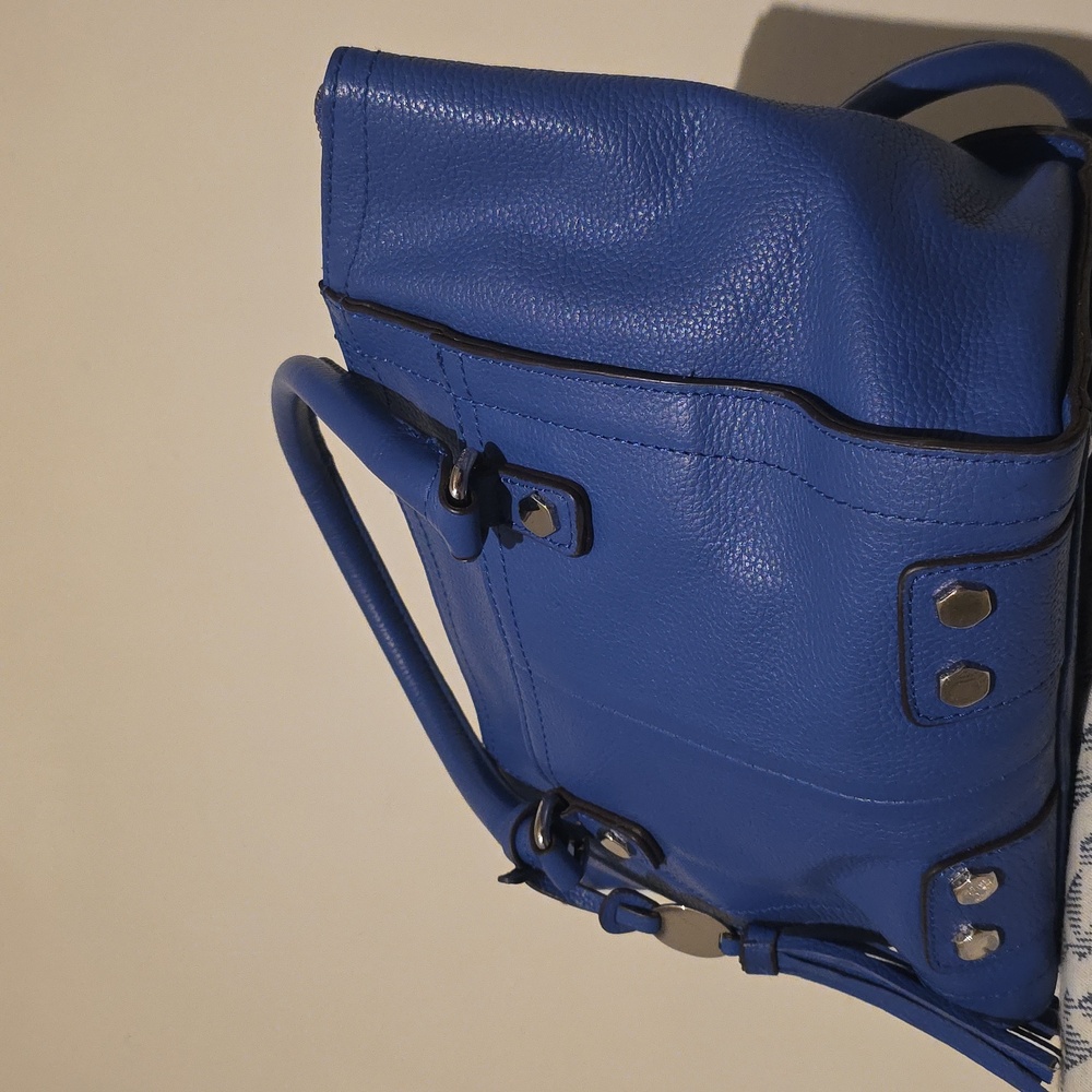 Tignanello Blue Leather Handbag - Picture 9 of 9